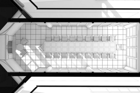 薄纱 新的 地板 房间 建筑学 新古典主义 插图 扶手椅