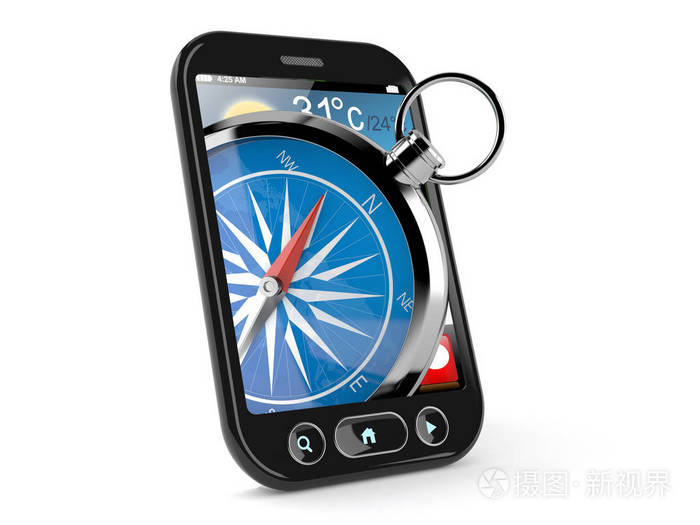 智能手机内置指南针