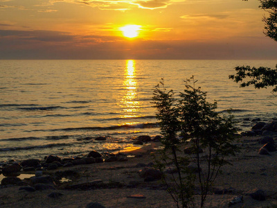 天空 风景 自然 太阳 海洋 海滩 日出 日落