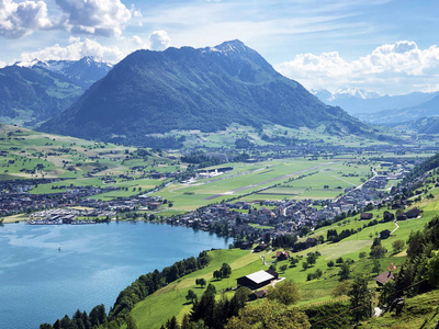 建筑学 旅行 乡村 季节 瑞士人 场景 假期 绒布 岩石