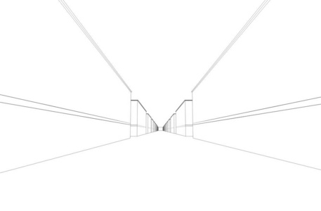 建筑学 空的 仓库 混凝土 走廊 建设 地板 古老的 插图