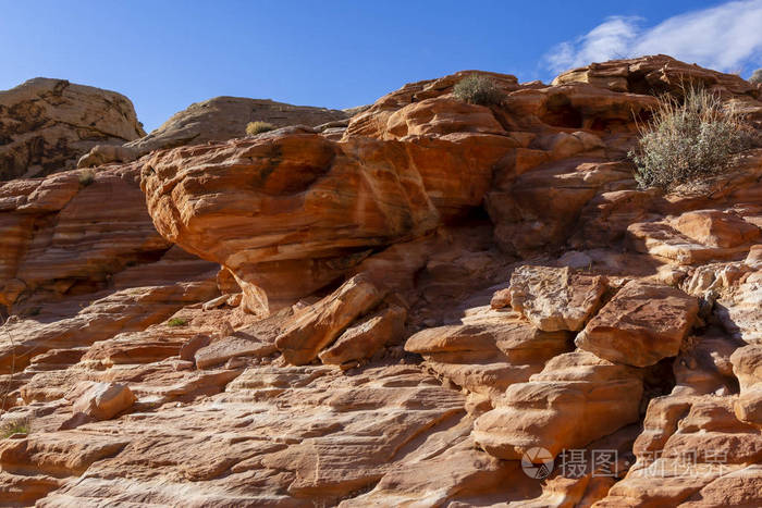 美国西南部美丽的岩层