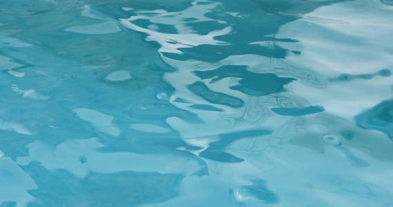 Swimming pool water wave in blue color 