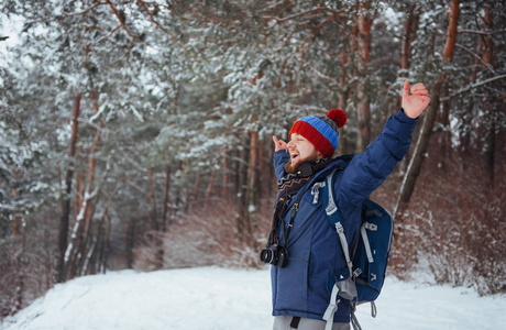 冬天 自由 攀登 徒步旅行 情绪 自然 行走 极端 运动