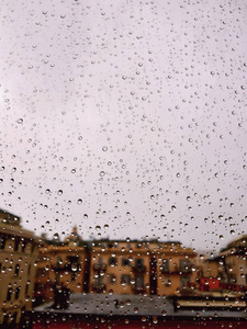 窗口 特写镜头 模糊 凝结 天空 液体 雨滴 街道 城市