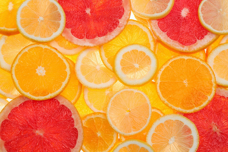 颜色 甜点 混合 夏季 柠檬 葡萄柚 果汁 酸的 柑橘 夏天