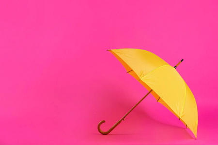 时尚 季节 保护 复制 美丽的 手柄 粉红色 雨伞 安慰