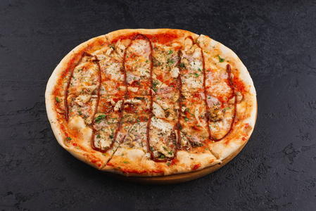 胡椒粉 地中海 小吃 地壳 美味的 餐厅 意大利语 披萨
