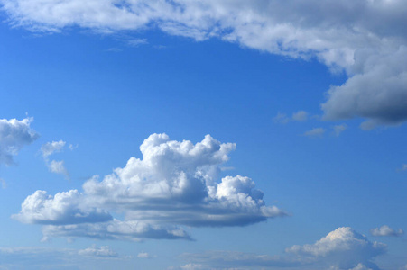 美丽的夏日天空