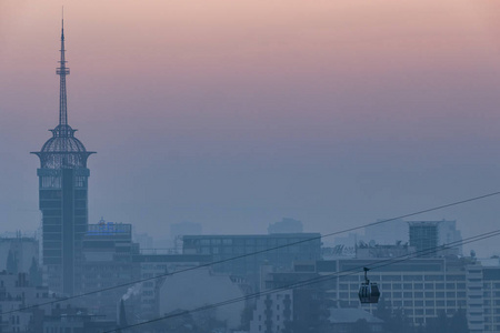 市中心 城市 历史的 欧洲 古老的 城市景观 首都 第比利斯