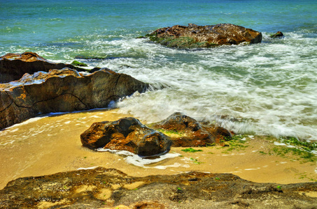 海景 绿松石 海岸 旅游业 美女 泻湖 放松 天堂 目的地