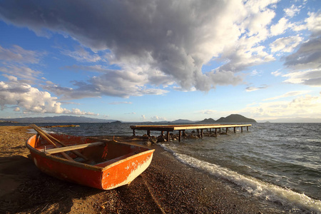 波动 夏天 自然 火鸡 假期 码头 克里特岛 旅行 灯塔