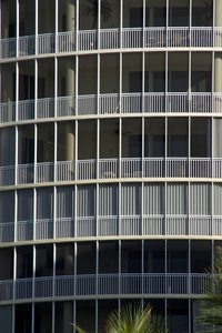 佛罗里达弧形屏风阳台图片
