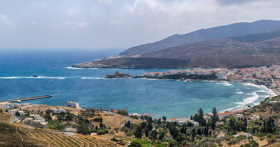 欧洲 风景 天空 旅行 夏天 海湾 海洋 海滩 地中海 希腊