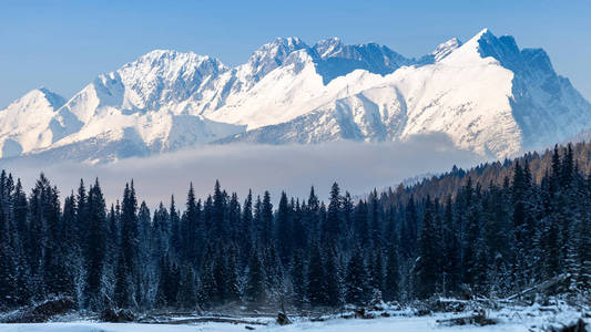 加拿大 徒步旅行 运动 目的地 阳光 太阳 风景 滑雪板