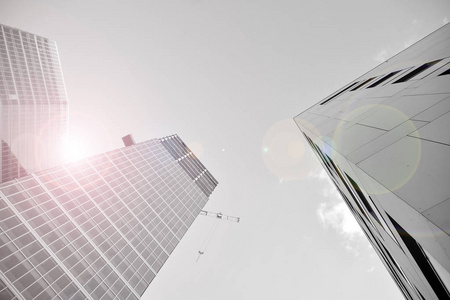 建设 城市 玻璃 金融 片段 建筑 窗口 阳光 场景 公司