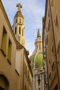 宗教 欧洲 文化 建筑 地标 屋顶 奥弗涅 旅游业 街道