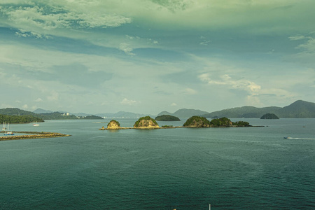 安达曼海和兰卡威群岛。马来西亚