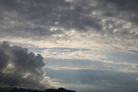 阿尔卑斯山 夏天 森林 全景图 自然 地平线 天空 风景