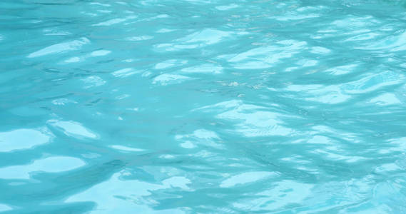 Swimming pool water wave in blue color 