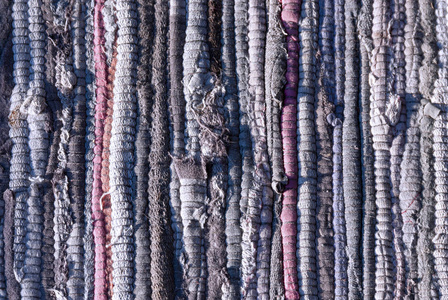 粗糙的针织物地毯纹理作为乡村背景