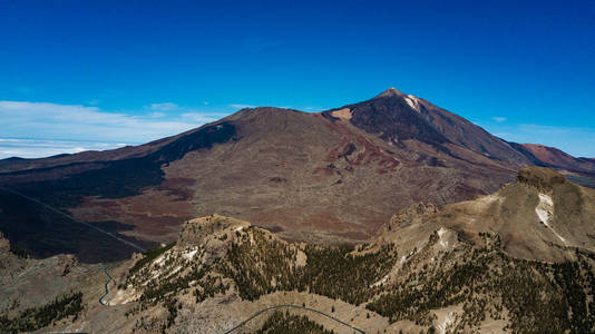 泰德。特内里费火山。西班牙。山。