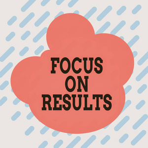 注重结果的概念性手写.