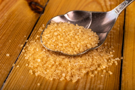 Cane sugar in the home kitchen. 