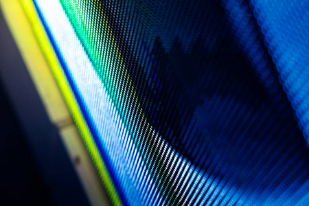 CloseUp LED blurred screen. LED soft focus background. abstract 