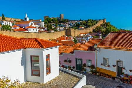 葡萄牙奥比多斯城堡景观