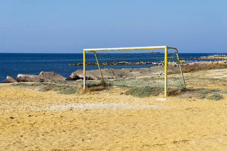 沙滩足球目标图片