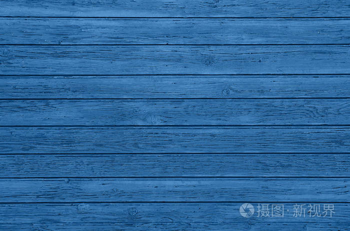 蓝色复古彩绘木板背景