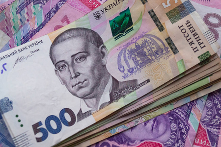 乌克兰货币.乌克兰格里夫纳.格里夫尼亚照片