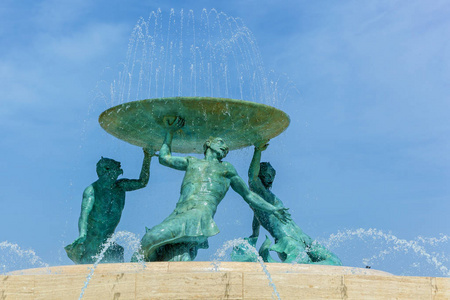 马耳他瓦莱塔Triton喷泉