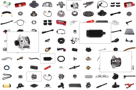 汽车零件拼贴