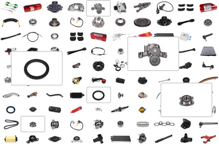 汽车零件拼贴