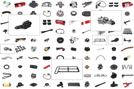 汽车零件拼贴
