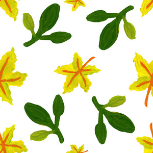 春天 墙纸 秋天 可爱的 开花 夏天 纺织品 花的 插图