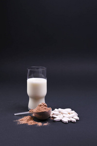 牛奶蛋白质图片