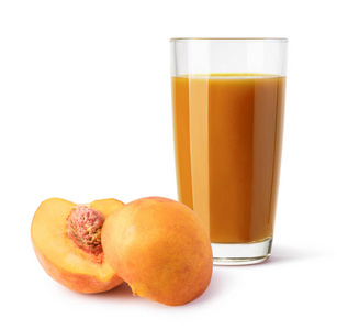 一杯桃子汁