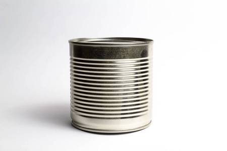 圆柱 空的 金属的 盖子 插图 特写镜头 营养 金属 碳罐