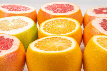 葡萄柚，橘子，石榴，柑橘甜味