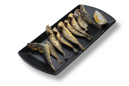 美味柠檬炒小鱼图片