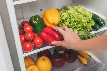 水果 生菜 家庭 苹果 货架 冻结 在室内 蔬菜 食物 存储