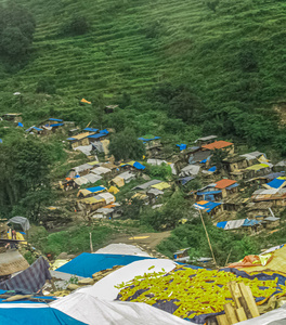 山间美丽的小山谷图片