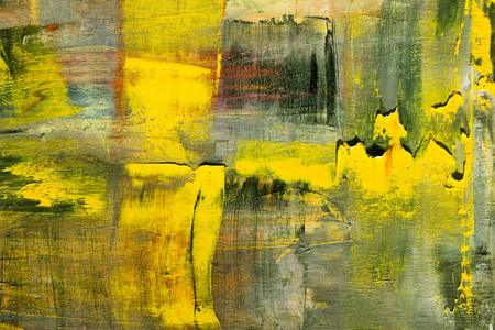 绘画艺术色彩鲜艳油质抽象艺术作品.