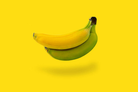 bananas on yellow 