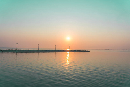 旅行 海洋 夏天 美女 暮光 墙纸 反射 放松 自然 地平线