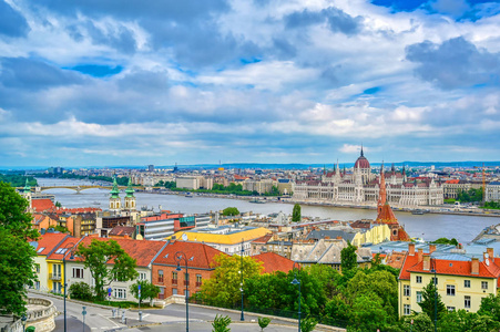 国家的 马扎尔 场景 观光 布达佩斯 城市景观 全景图 穹顶