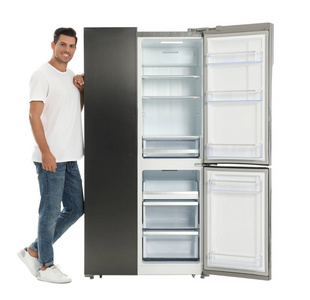 白种人 机器 成人 饮食 营养 男人 家庭 冻结 冰箱 装置